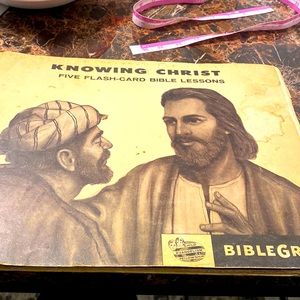 Knowing Christ Five Flash-Card Bible Lessons 1962 Vol. One